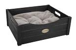 Scruffs Rustic wooden bed charcoal