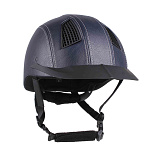 QHP Spartan rijhelm blauw