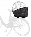 TRIXIE fietsmand met rooster voor bagagedrager Zwart