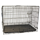 Hondenbench Premium 2-deurs Hamerslag