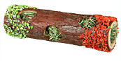 TRIXIE tunnelbuis schorshout met hooi <br>Ø 6,5 x 20 cm