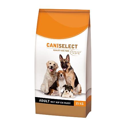 Caniselect hondenvoer Adult Kip & Rijst 15 kg