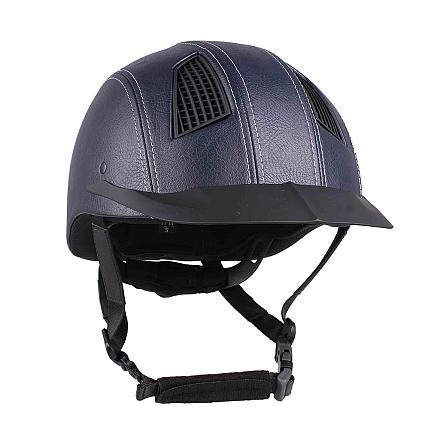 QHP Spartan rijhelm blauw