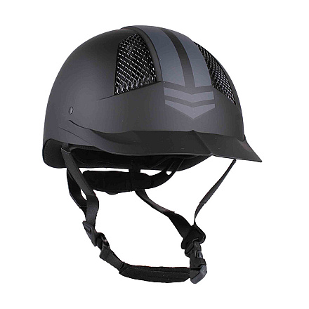 QHP Vibrant rijhelm zwart
